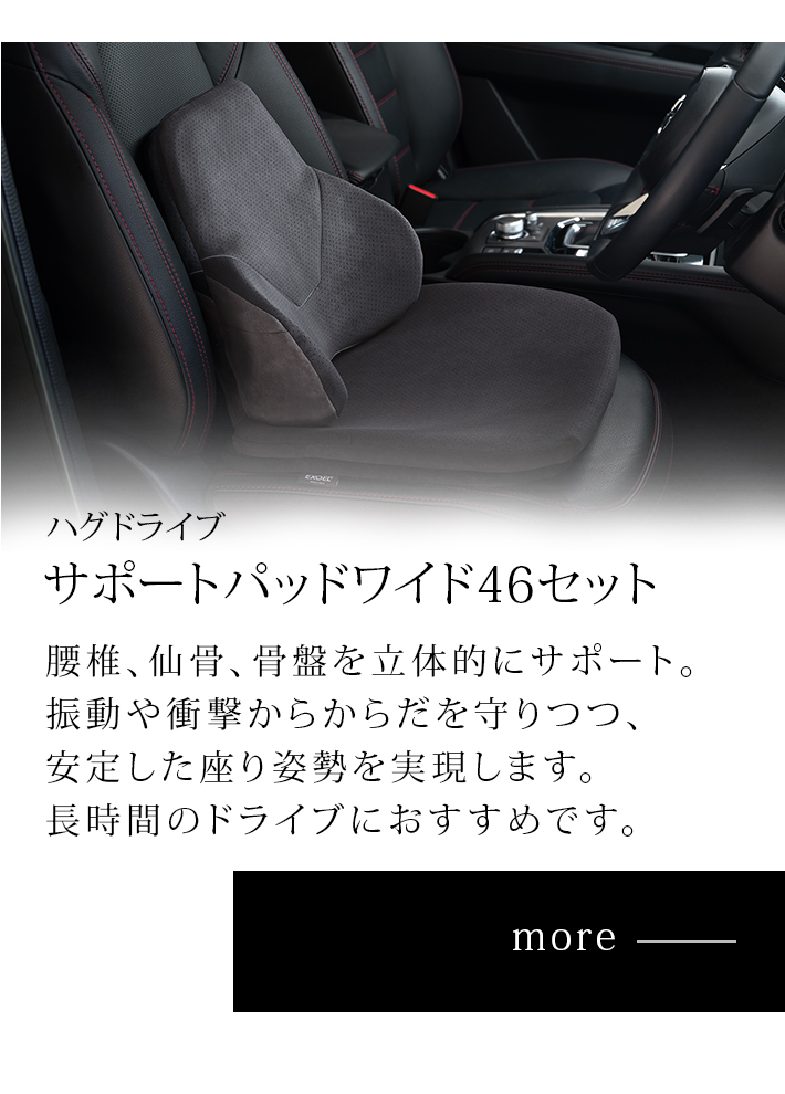 ハグドライブシートパッドワイド42/46特集: エクスジェルシーティング