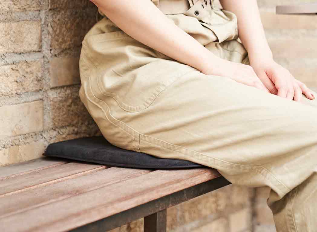 お尻から太ももまでしっかり支える