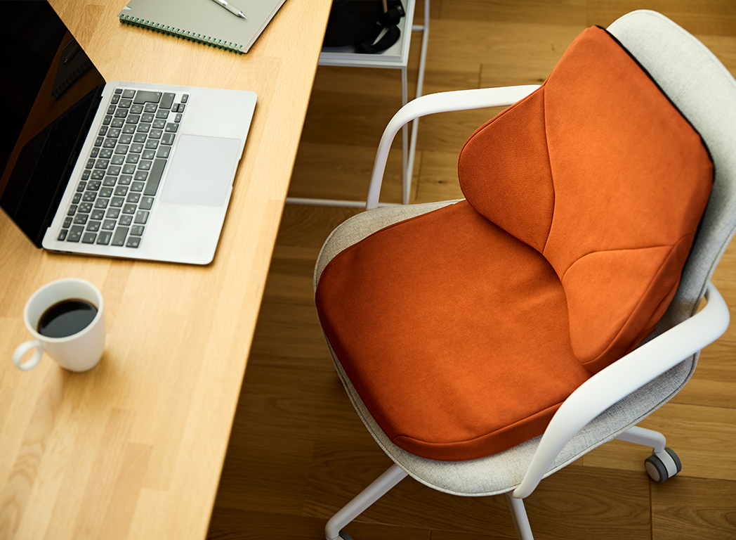 バッククッションとの併用でさらに快適さUP